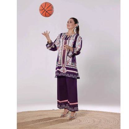 USN-18 Daily Pret Vol'8 Printed Lawn Co-Ords Set by Saphron