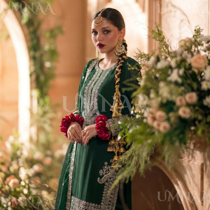 UA-210 Embroidered Chiffon Sharara Festive Collection by umnaa | Ready to Wear Pakistani Asian clothes