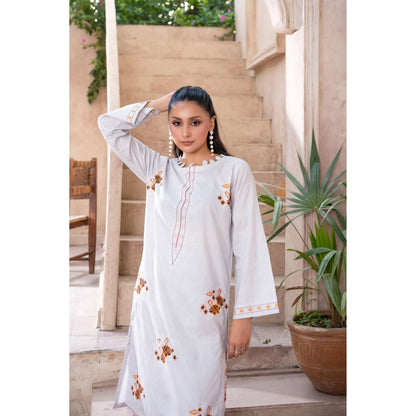 UMRZ-64 "Reat" by Rangz Embroidered Lawn Co Ord set collection| Ready to Wear Pakistani Asian clothes