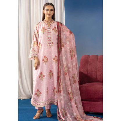 UMS-67 Ethnic Rozana by Simrans Poly Lawn Kaftan Co Ords set