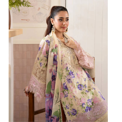 "Flora" Embroidered Lawn 3 Pc Collection | Karma Collection