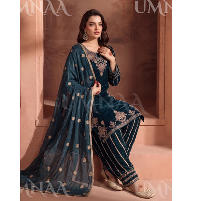 UA-293 Embroidered Luxury Velvet Collection | Umnaa