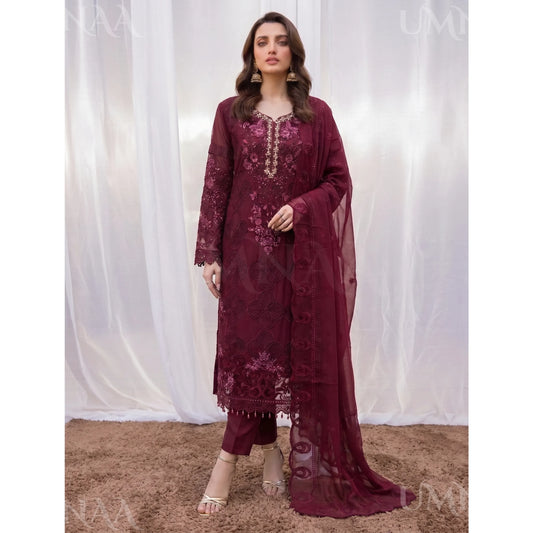 UA-295 Luxury Chiffon 3 Pc Collection | Umnaa