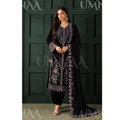 UA-314 Embroidered Luxury Velvet Collection | Umnaa