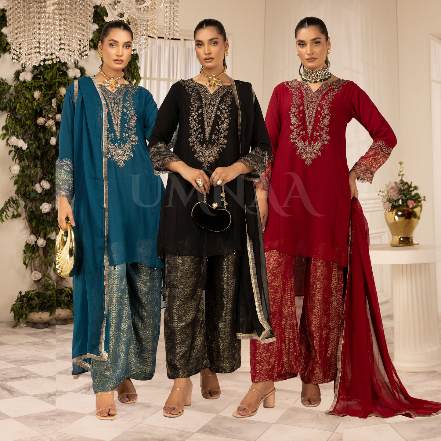 UMS-29 "Aimee by Simrans" Chiffon Ready to Wear Collection