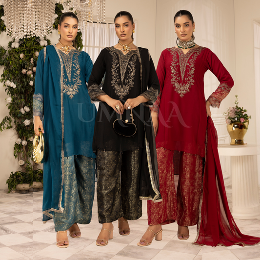 UMS-29 "Aimee by Simrans" Chiffon Ready to Wear Collection