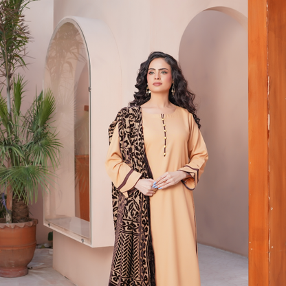 UMS-54 "Venus" by Simrans Palachi Shawl Linen Shalwar kammez Winter Collection