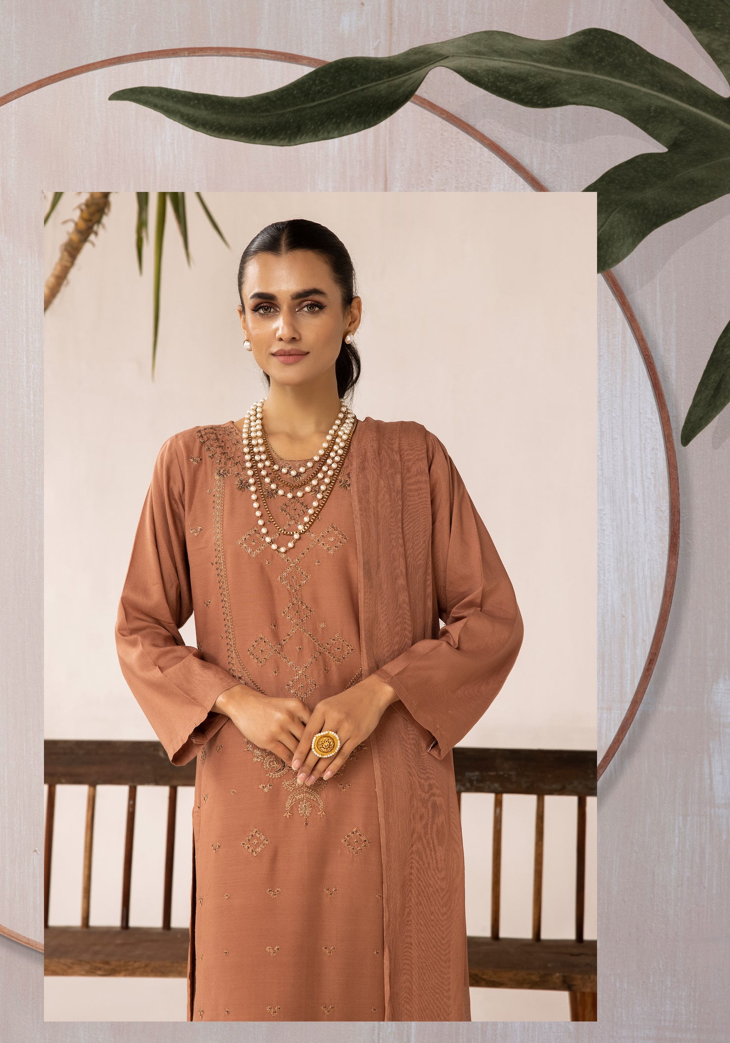 3 Piece Embroidered linen Collection By Simrans