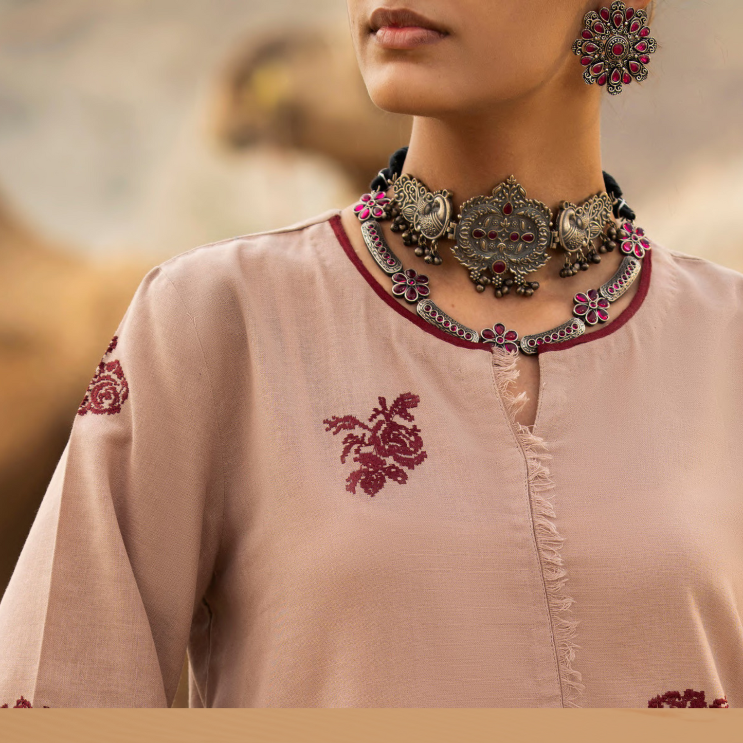 3 Pc Embroidered Khaddar Ready to Wear Collection by Casuallite | UMCAE0801