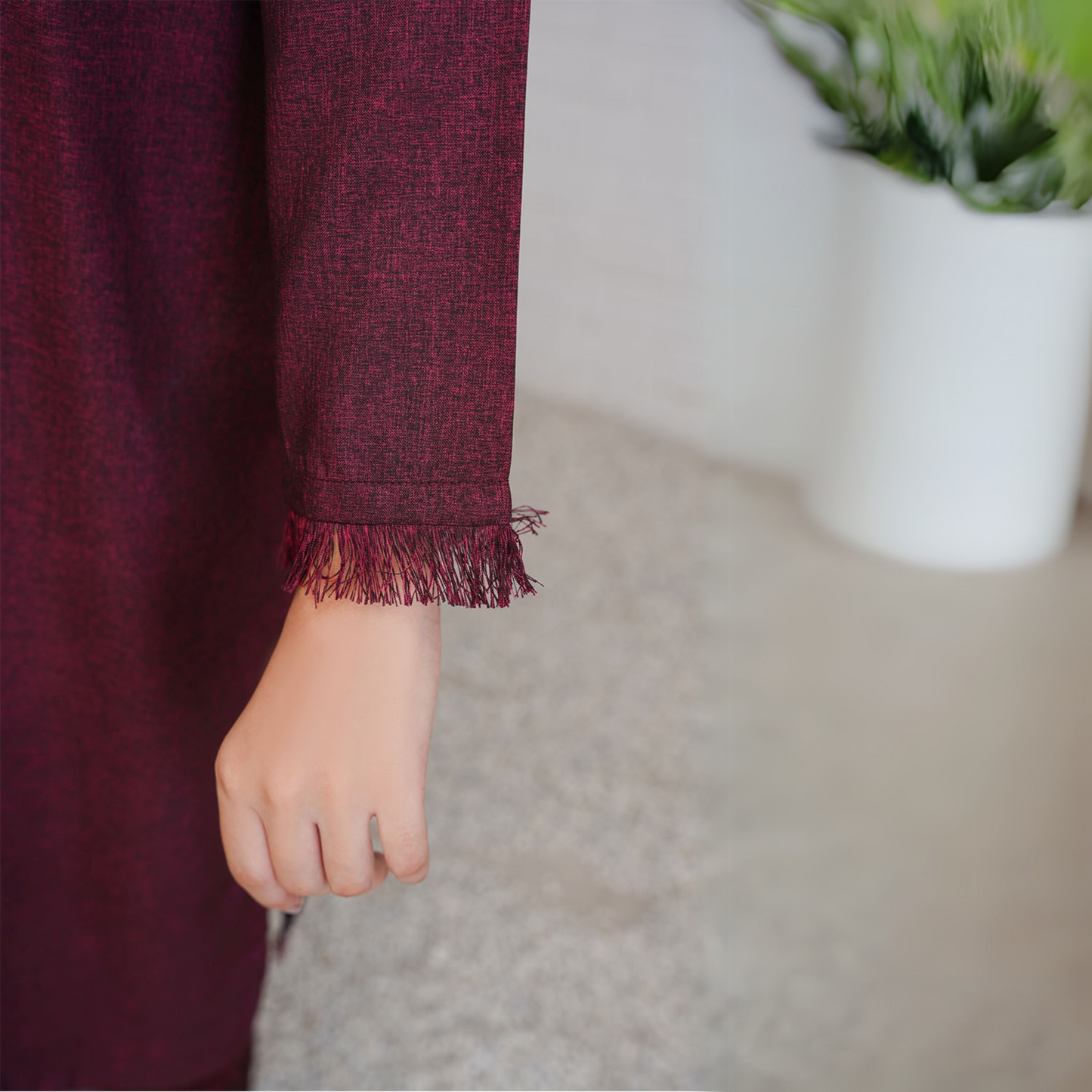UA-31 2 Plain Boski Linen Pakistani Co-Ords Set  | Ready to Wear | UMNAA