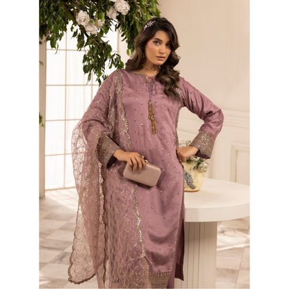 UMS-24 Luxury Embroidered Viscose Collection | Ready to Wear | Simrans
