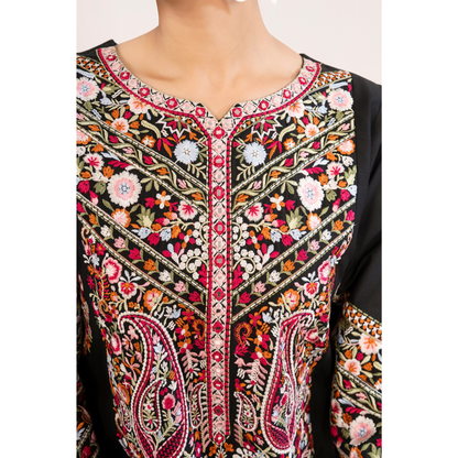 UA-118 Embroidered khaddar Co-Ords set 2 Pc Collection  | Ready to Wear | Umnaa