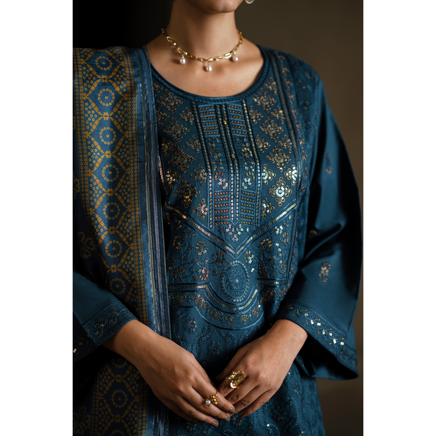 UCA-28 "Sham" Embroidered Silk Viscose Ready to Wear Collection by Casuallite