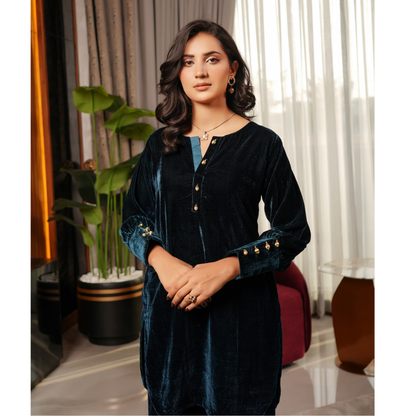 UMS-47 Coco by Simrans Velvet Co-Ords set | Ready to Wear | Asian Clothes
