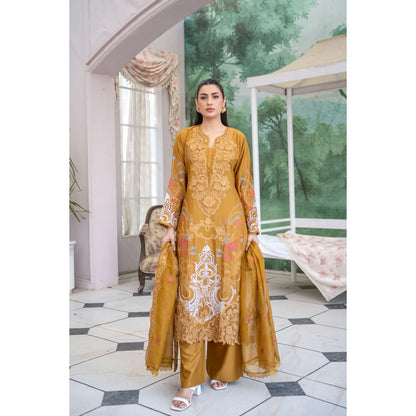 UMRZ-55 Festive Maria.b Lux by Rangz Embroidered Linen Collection