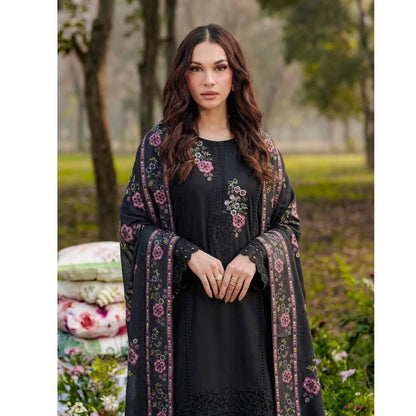 UA-185 Embroidered Cotton 3-Piece Collection | Ready to Wear Asian clothes
