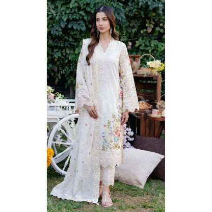 UA-191 Embroidered Cotton Collection 3 Piece | Ready to Wear | Asian clothes