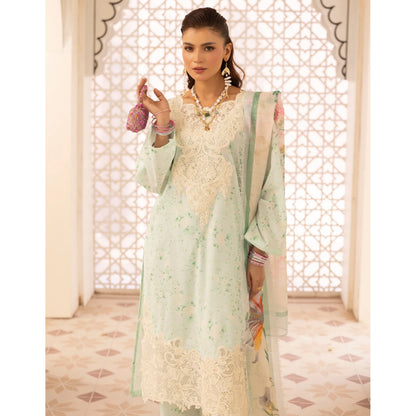 UMS-63 "Limelight" by Simrans Embroidered Printed Pure Lawn 3 Pc Collection Ready to Wear Pakistani Asian clothes