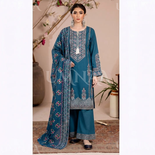 UA-195 Embroidered Cotton Collection by Umnaa | Ready to Wear Pakistani Asian Clothing Regular price£44.99 GBP