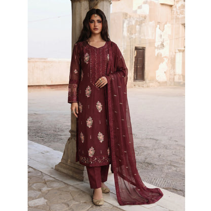 UA-201 Embroidered Cotton Festive Collection By Umnaa | Ready to Wear Pakistani Asian clothes