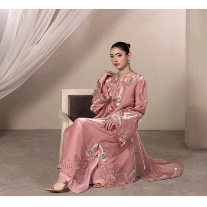 UA-203 Embroidered Festive kaftan Silk Collection by Umnaa | Pakistani Trendy Kaftan Asian Clothing