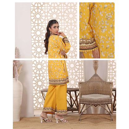 USN-19 Daily Pret Vol'8 Printed Lawn Co-Ords Set by Saphron Casual Co Ord Set Pakistani