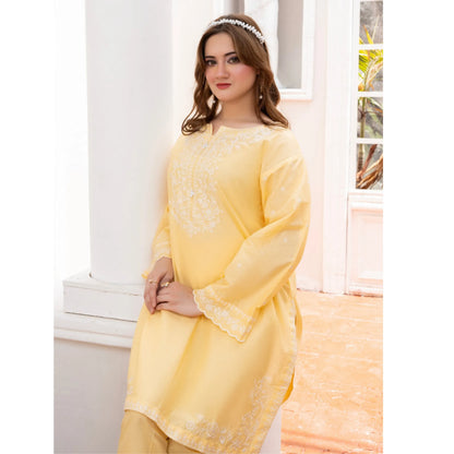 UA-243 Embroidered Lawn Summer Lawn Co-Ords Set by Umnaa