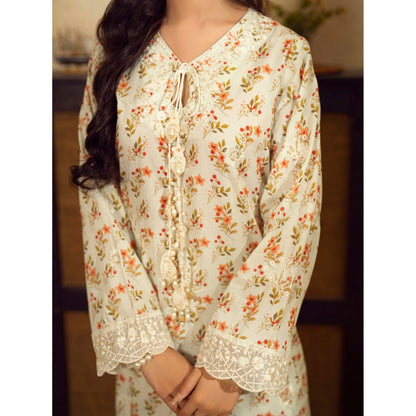 UGL-01 Printed Lawn Kaftan 2 Piece Set by Guzel