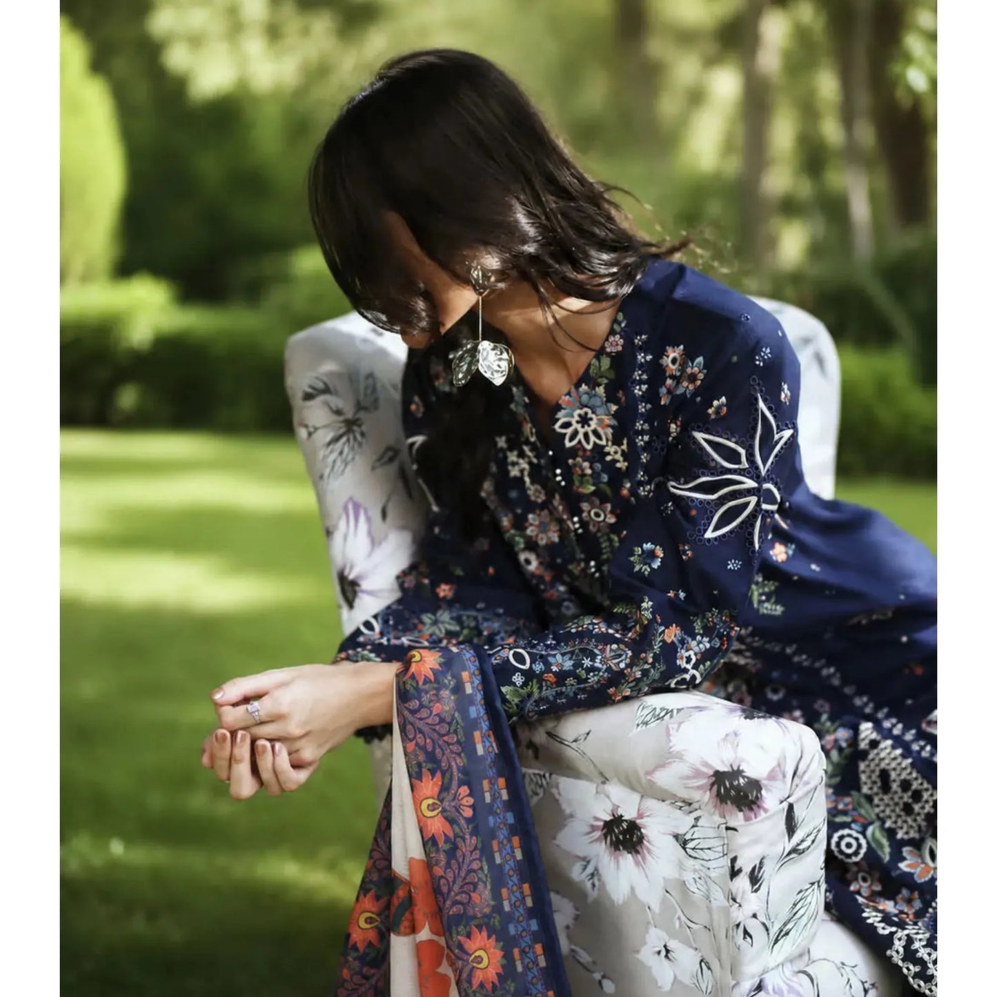 UCA-48 "Breath" Embroidered Cotton Lawn Collection | Casuallite