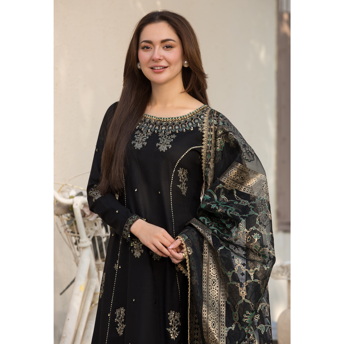 UAL-02 3 Pc Cotton Jacquard Ready to Wear Collection | Simrans