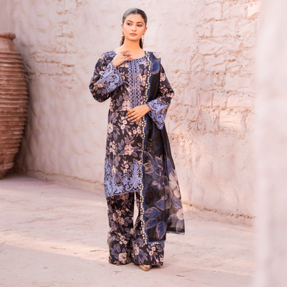 RA-17 Embroidered Printed Lawn Collection | Ready to Wear | Raniya.h
