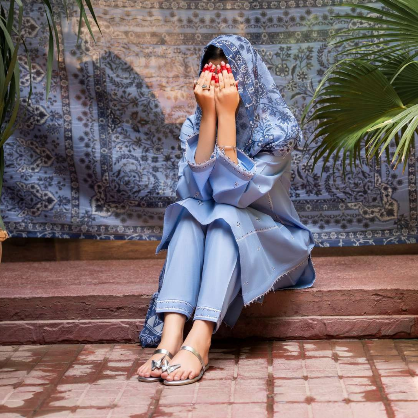 UCA-20 Luxury Cambric Cotton Farshi Shalwar Collection | Ready to Wear | Casuallite