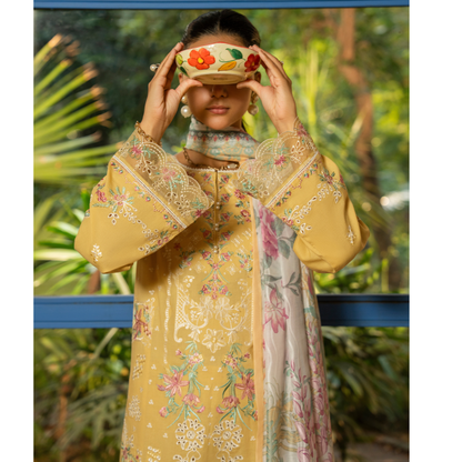 UCA-29 "Misha" Embroidered Linen Ready to Wear Winter Collection by Casuallite