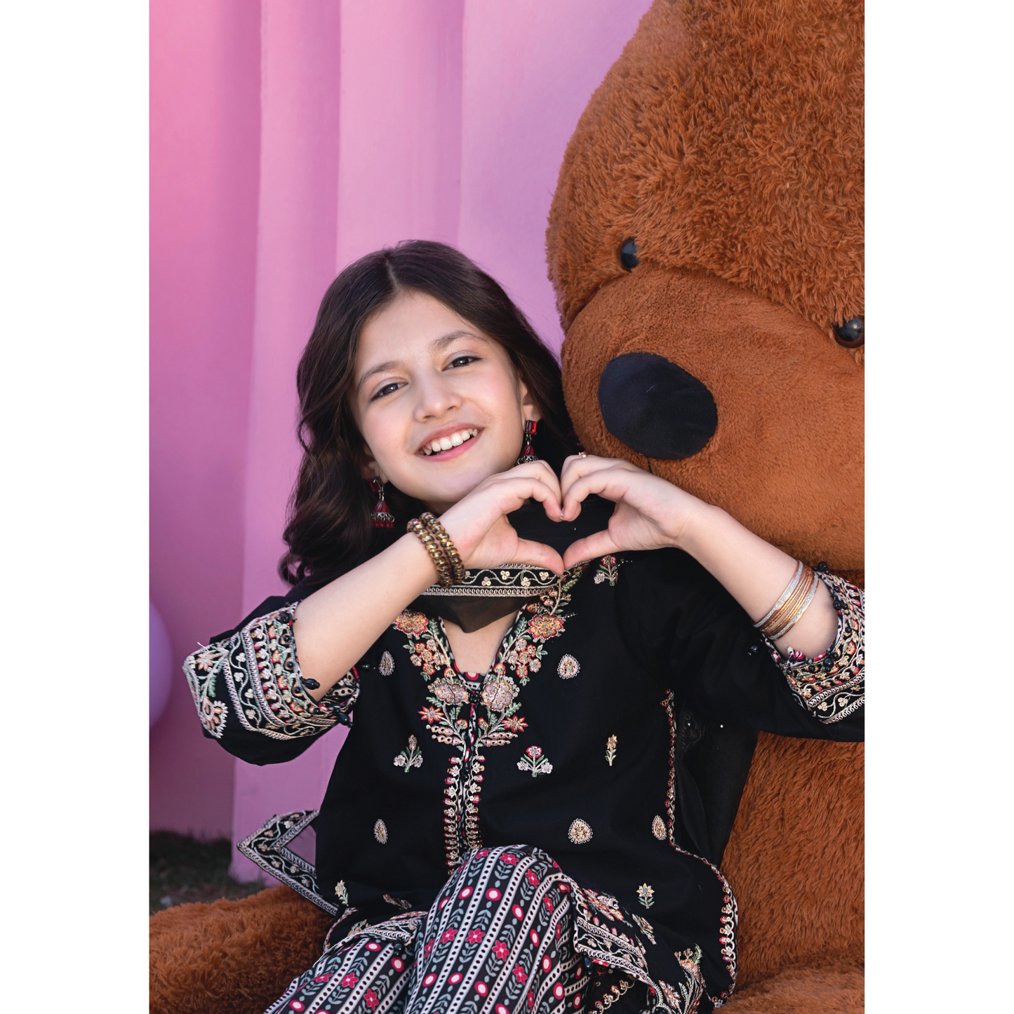 UAL-03 Kids 3 Pc Luxury Festive Cambric Cotton Eid Collection by Allys