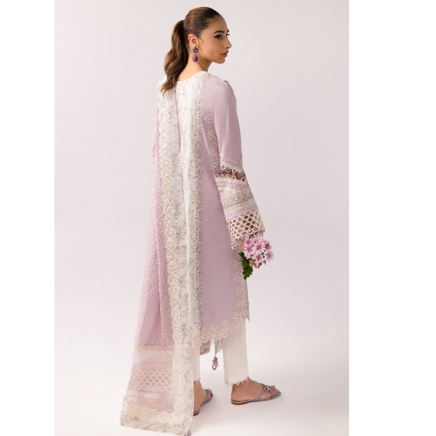 3 Pc Festive Embroidered Collection  | Ready to Wear | Qalamkar