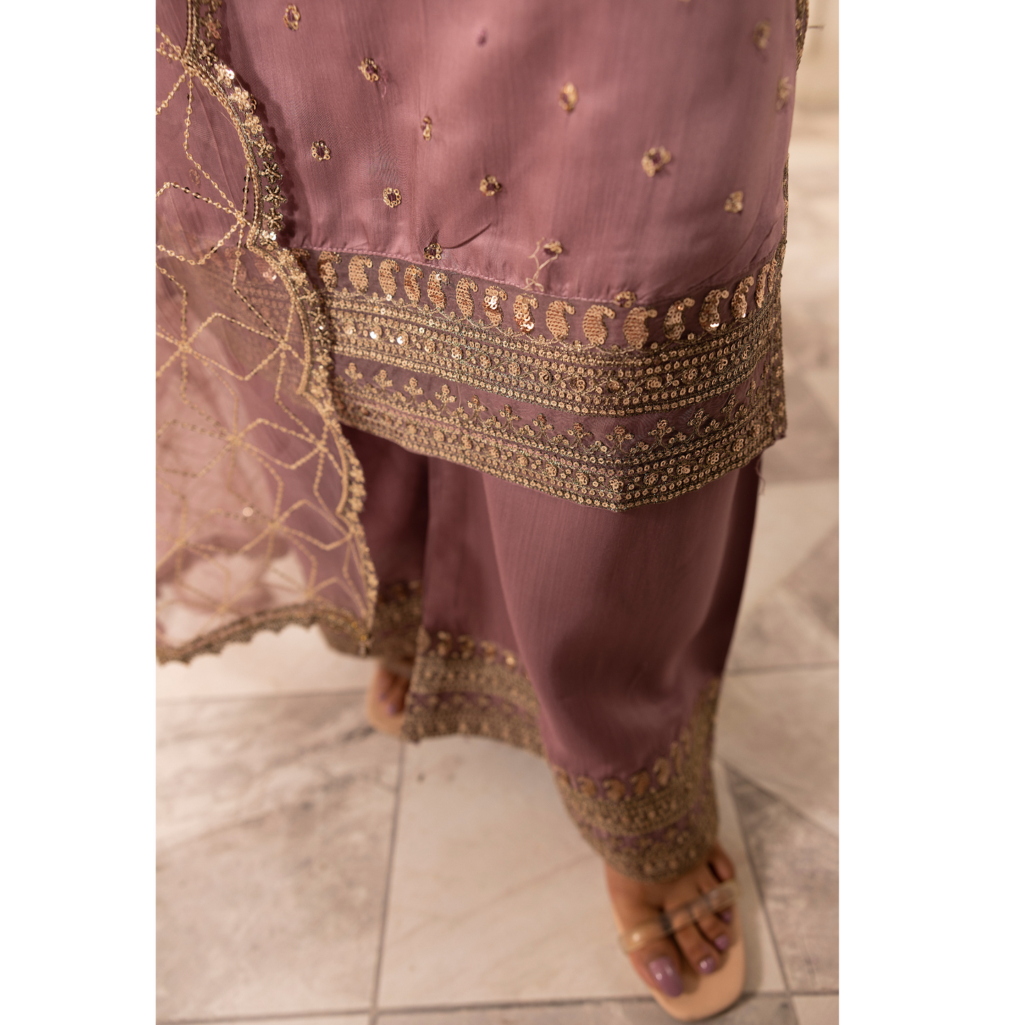UMS-24 Luxury Embroidered Viscose Collection | Ready to Wear | Simrans