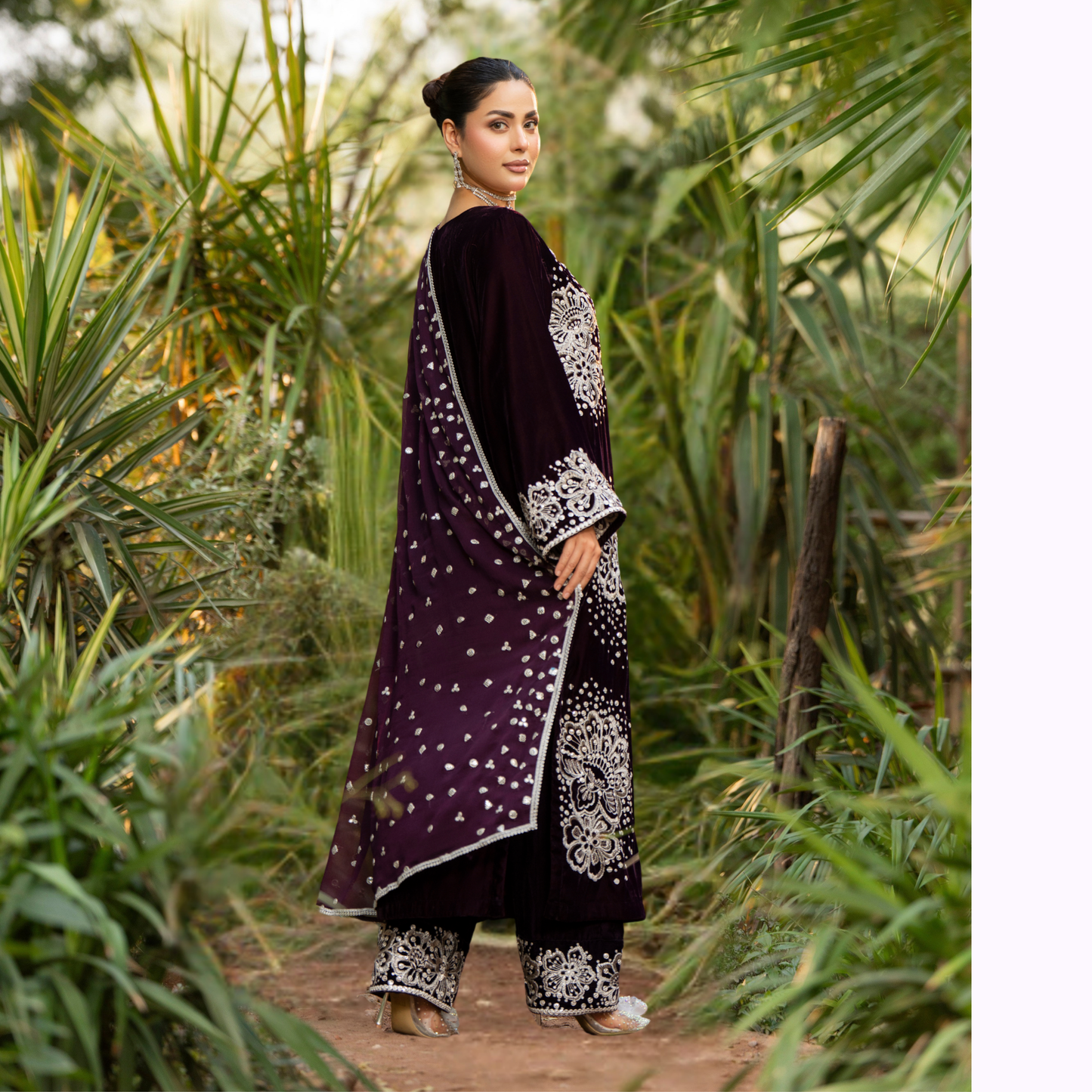 F-491 "Sehar" Embroidered Velvet Collection by Karma Collection