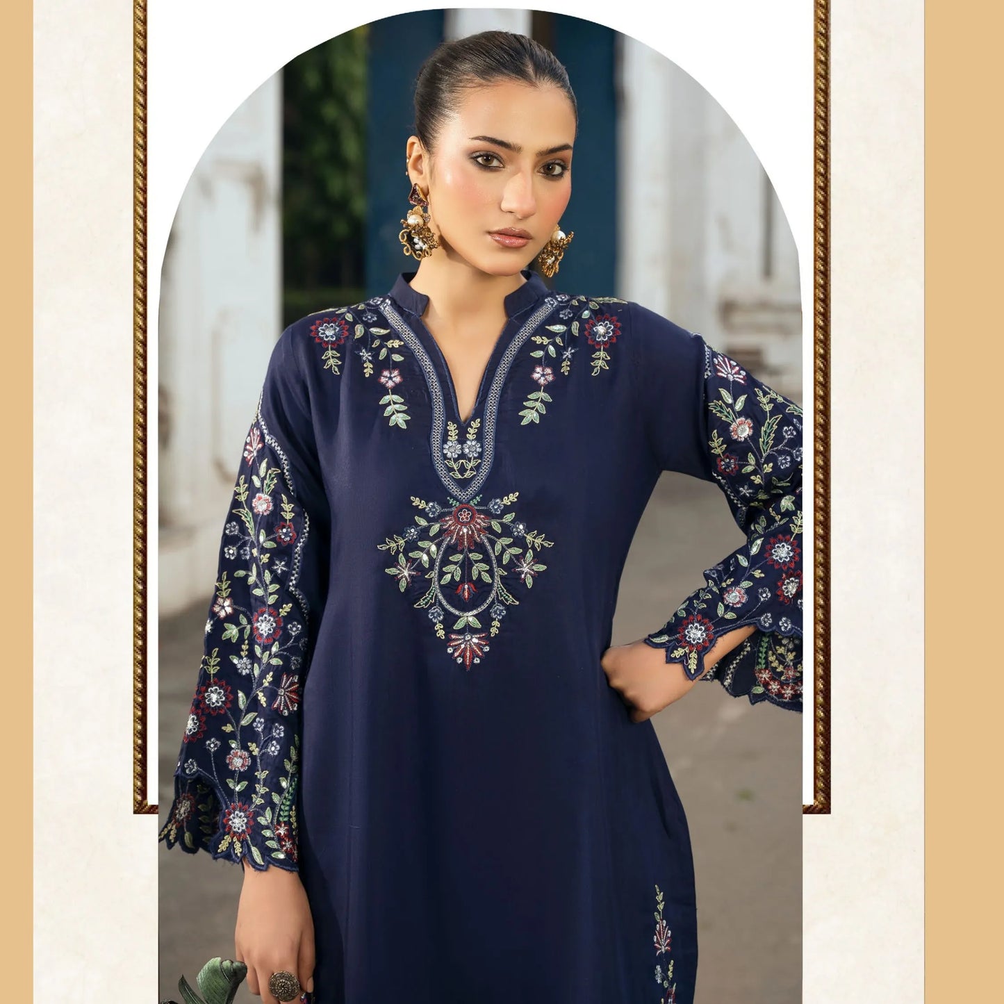 UTT-17 Eid Glow by Traditional Thread Viscose 2 Pc Collection