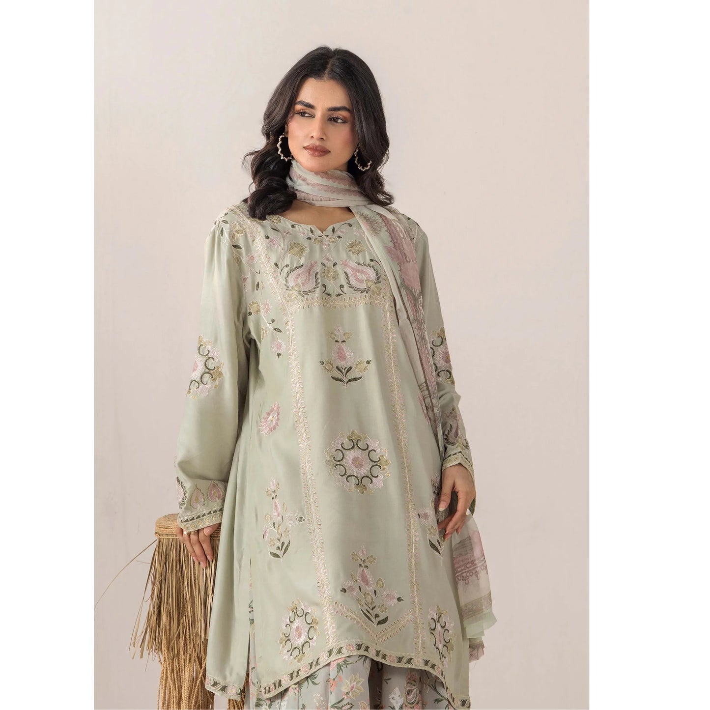 UTT-18 VOL 2 Embroidered Printed Linen Festive Collection by Traditional Thread