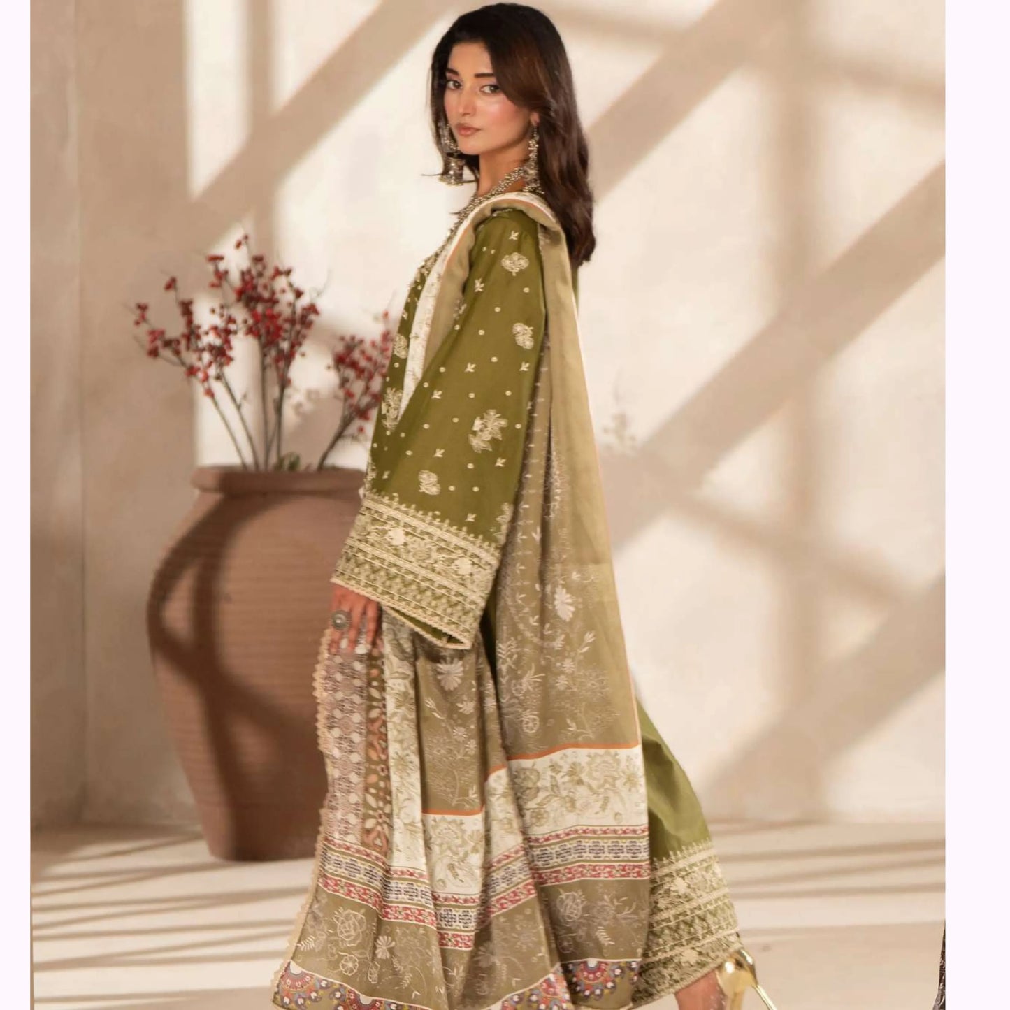 KC-1560 "Ferisha" Embroidered Festive Collection by Karma Collection