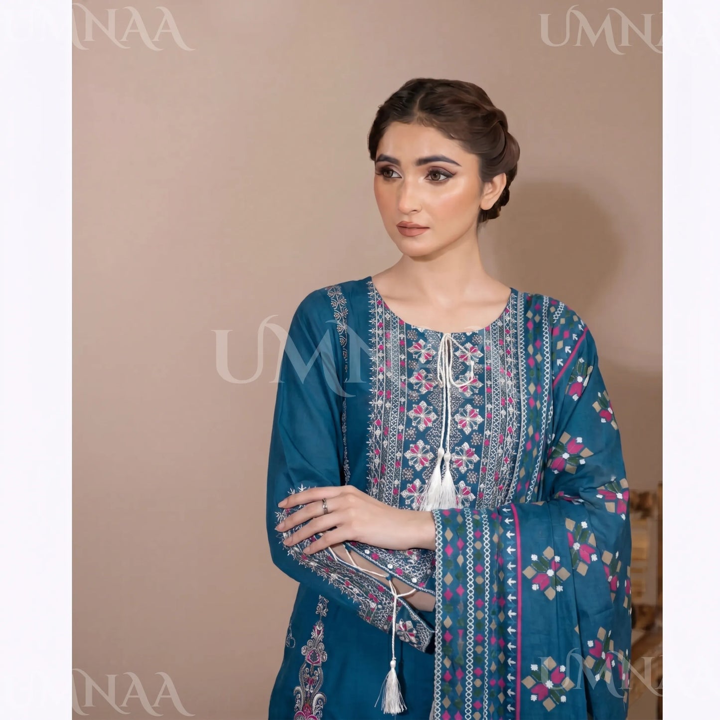 UA-195 Embroidered Cotton Collection by Umnaa | Ready to Wear Pakistani Asian Clothing Regular price£44.99 GBP