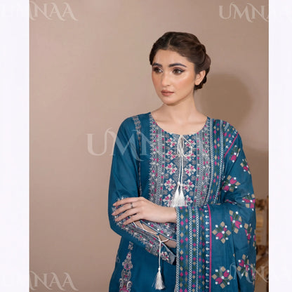 UA-195 Embroidered Cotton Collection by Umnaa | Ready to Wear Pakistani Asian Clothing Regular price£44.99 GBP
