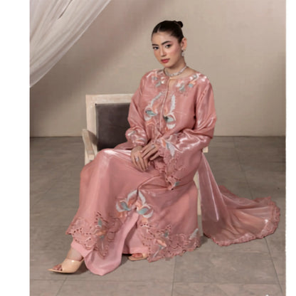 UA-203 Embroidered Festive kaftan Silk Collection by Umnaa | Pakistani Trendy Kaftan Asian Clothing