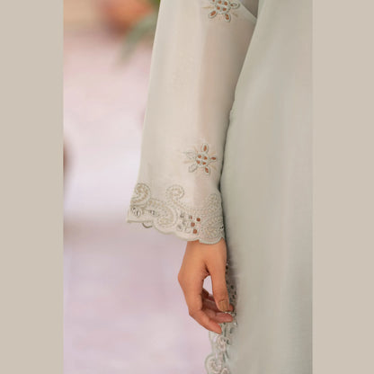 RA-36 Embroidered Sheesha Silk 3 Piece Suit | Premium Embroidered Silk Dress with Dupatta | Women's Party & Festive Wear