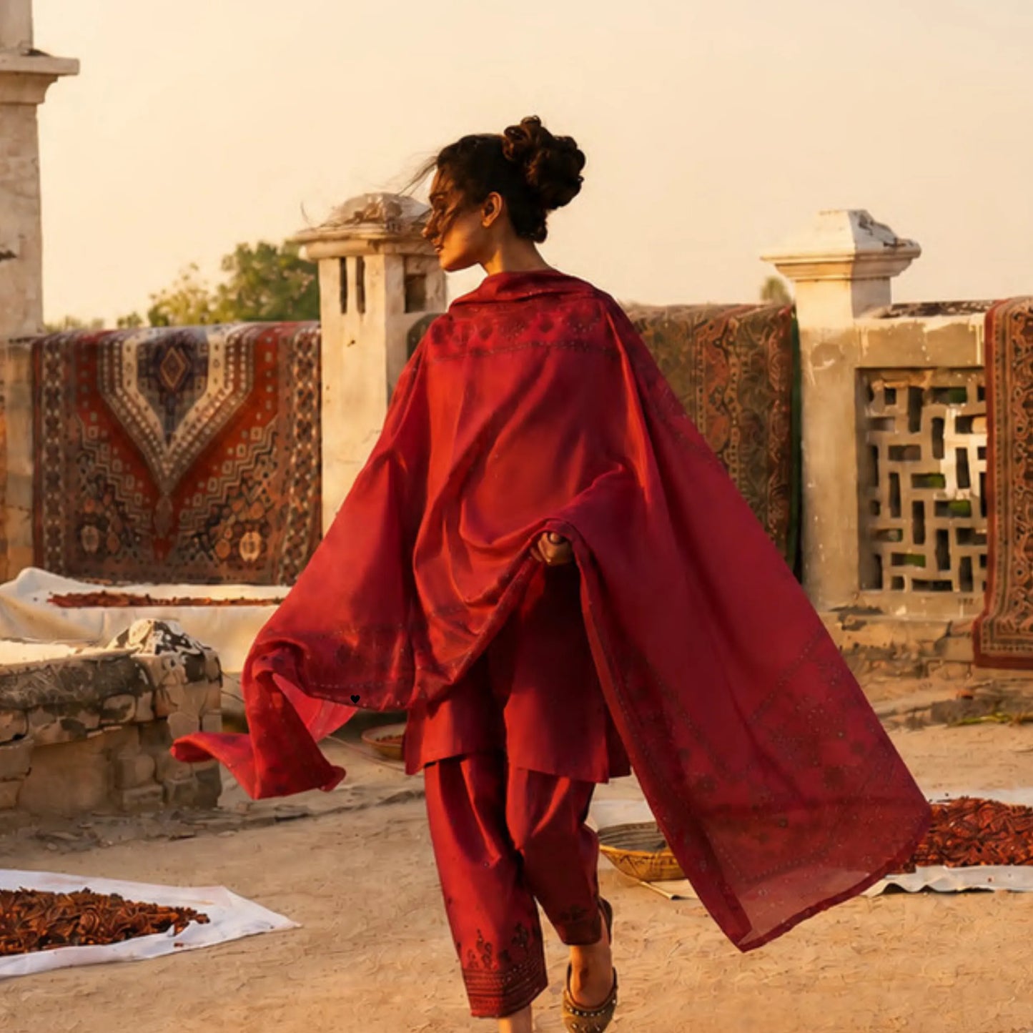 UCA-43 "HER" Collection Embroidered Cambric Cotton by Casuallite 3 Piece Suit for Women | Ready to Wear Pakistani Dress