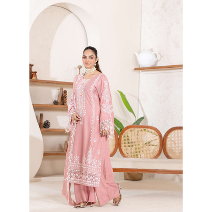 UMRZ-52 "Edenrobe LUX " Embroidered Linen Collection By Rangz
