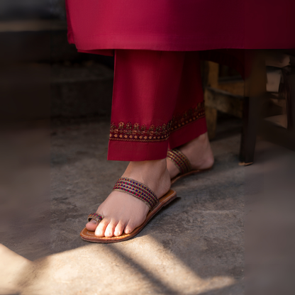 UCA-15 3 Pc Embroidered Cambric Cotton Ready to Wear Eid Collection by Casuallite