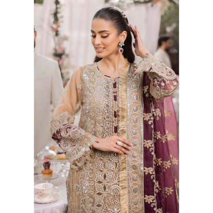 UTT-04 Embroidered Luxury festive 3 Pc Pakistani Dress | Ready to wear | Traditional Thread