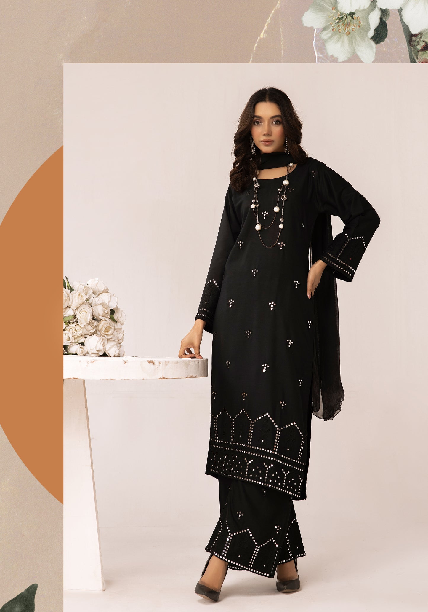3 Piece Embroidered linen Collection By Simrans