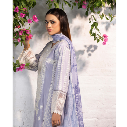 UTT-05 Embroidered Cambric Cotton 3 Pc Ready to wear Collection | Traditional Thread